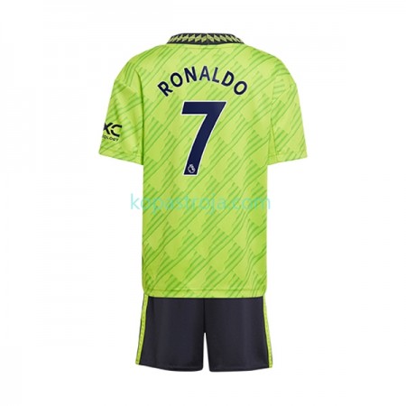 Billiga Fotbollströjor Manchester United Cristiano Ronaldo 7 Barn Tredje tröja 2022/23 Kortärmad